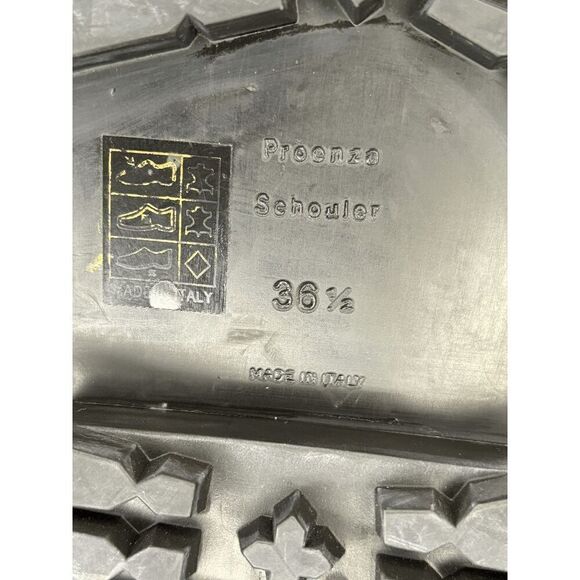 Proenza Schouler Women's Chunky Heel CA/SH Shearling Booties Black Size 6.5 NWOB - Picture 7 of 8